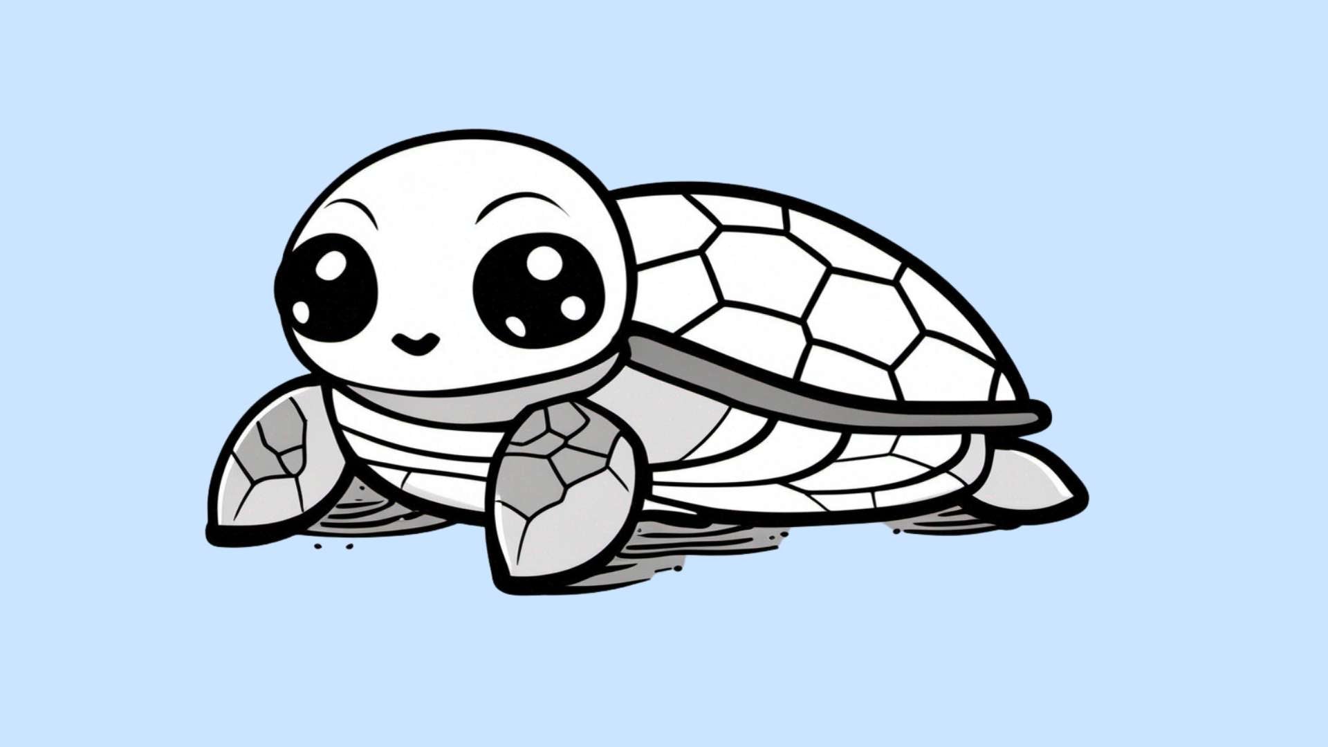 Dessin tortue facile – Mer Aux Trésors