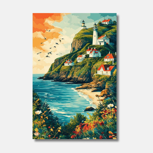 Brittany RIVAGE seaside painting
