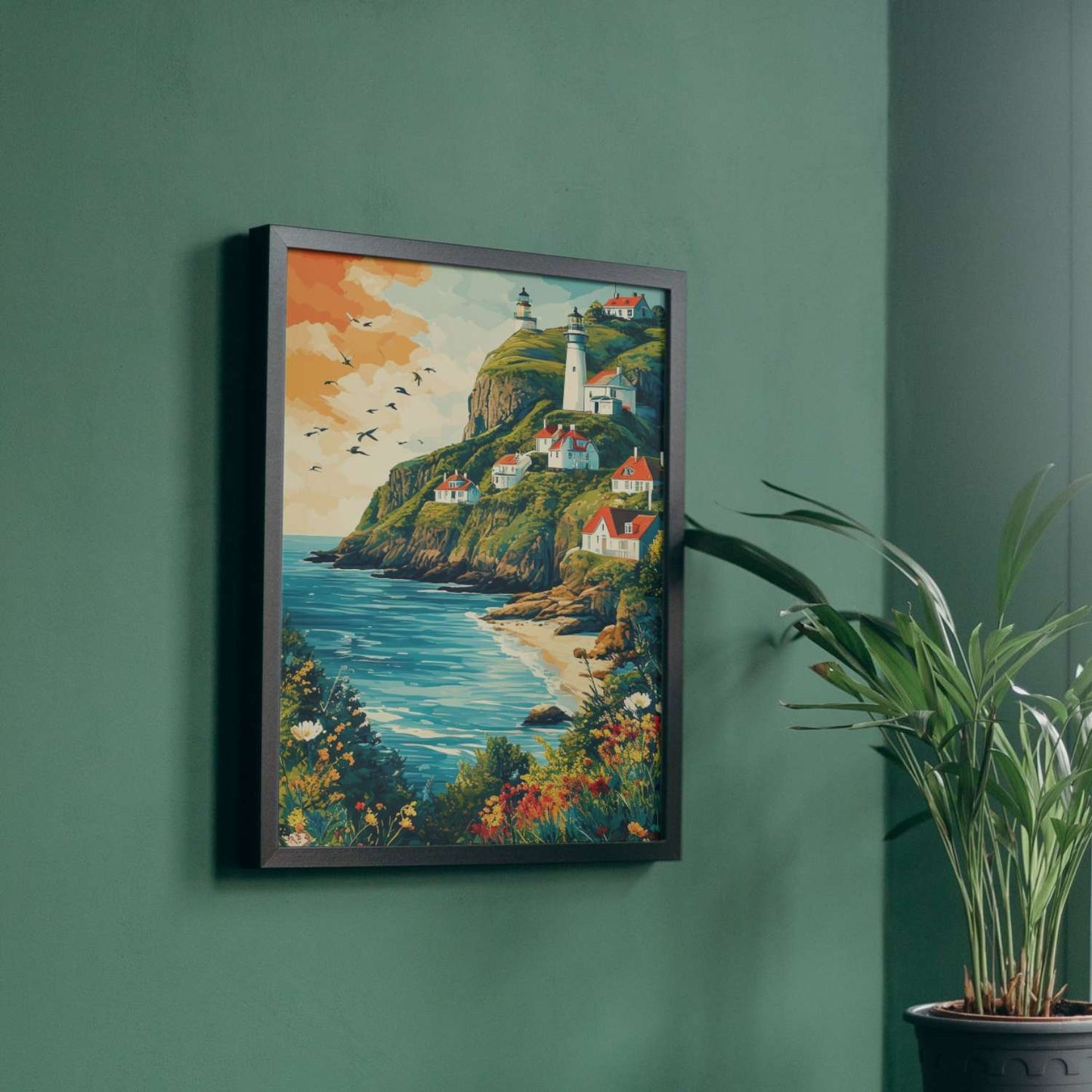 Affiche Finistère CRÊTE ENCHANTÉE