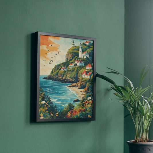 Brittany RIVAGE seaside painting