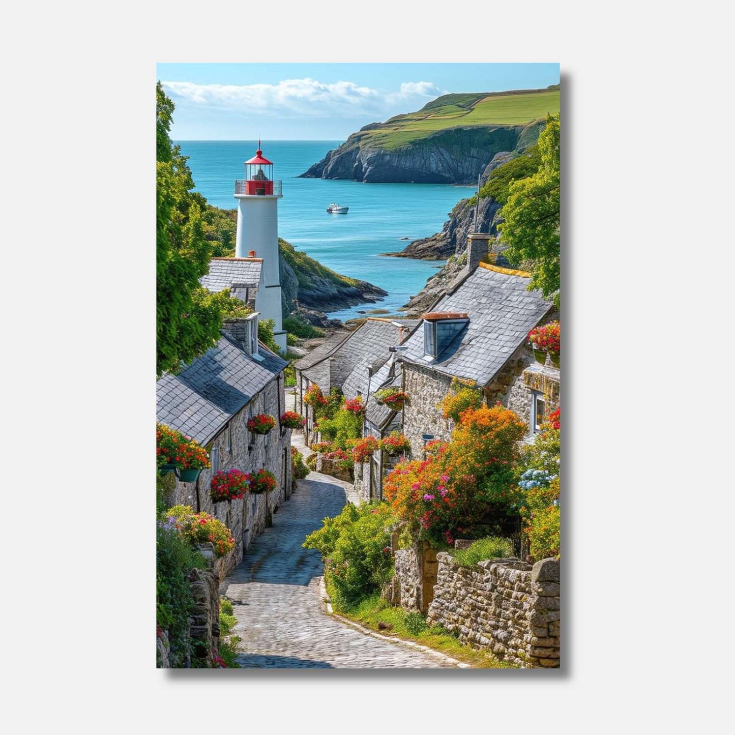 Affiche bretonne BALADE EN BRETAGNE