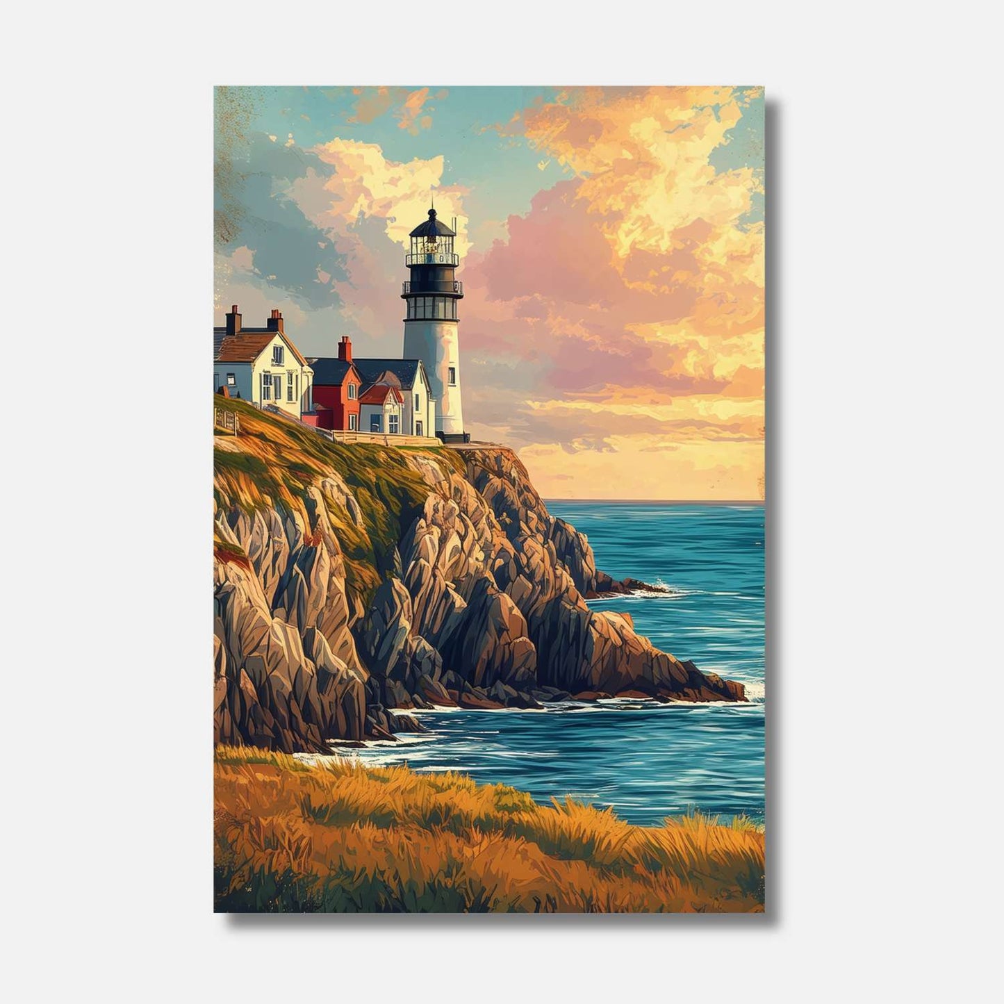 Brittany RIVAGE seaside painting