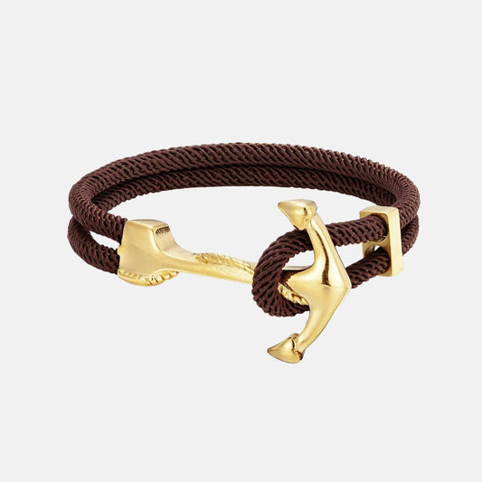 Bracelet ancre marine homme - Mer Aux Trésors