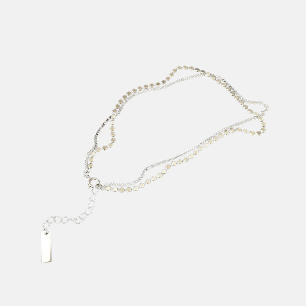 Bracelet cheville femme argent HŌKŪLOA