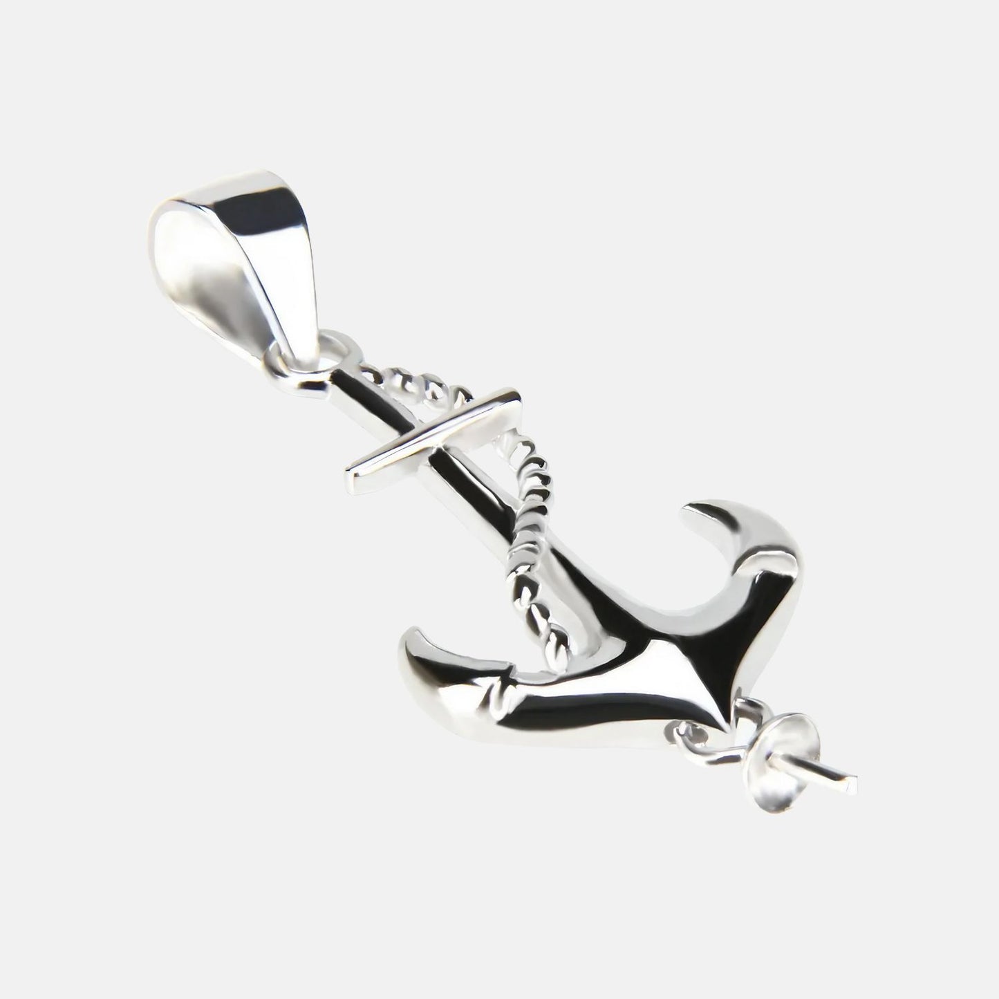Pendentif ancre marine argent homme HORIZON