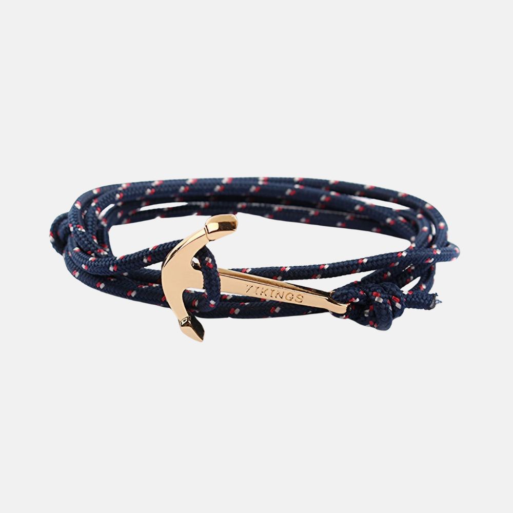 Bracelet homme ancre marin - Mer Aux Trésors