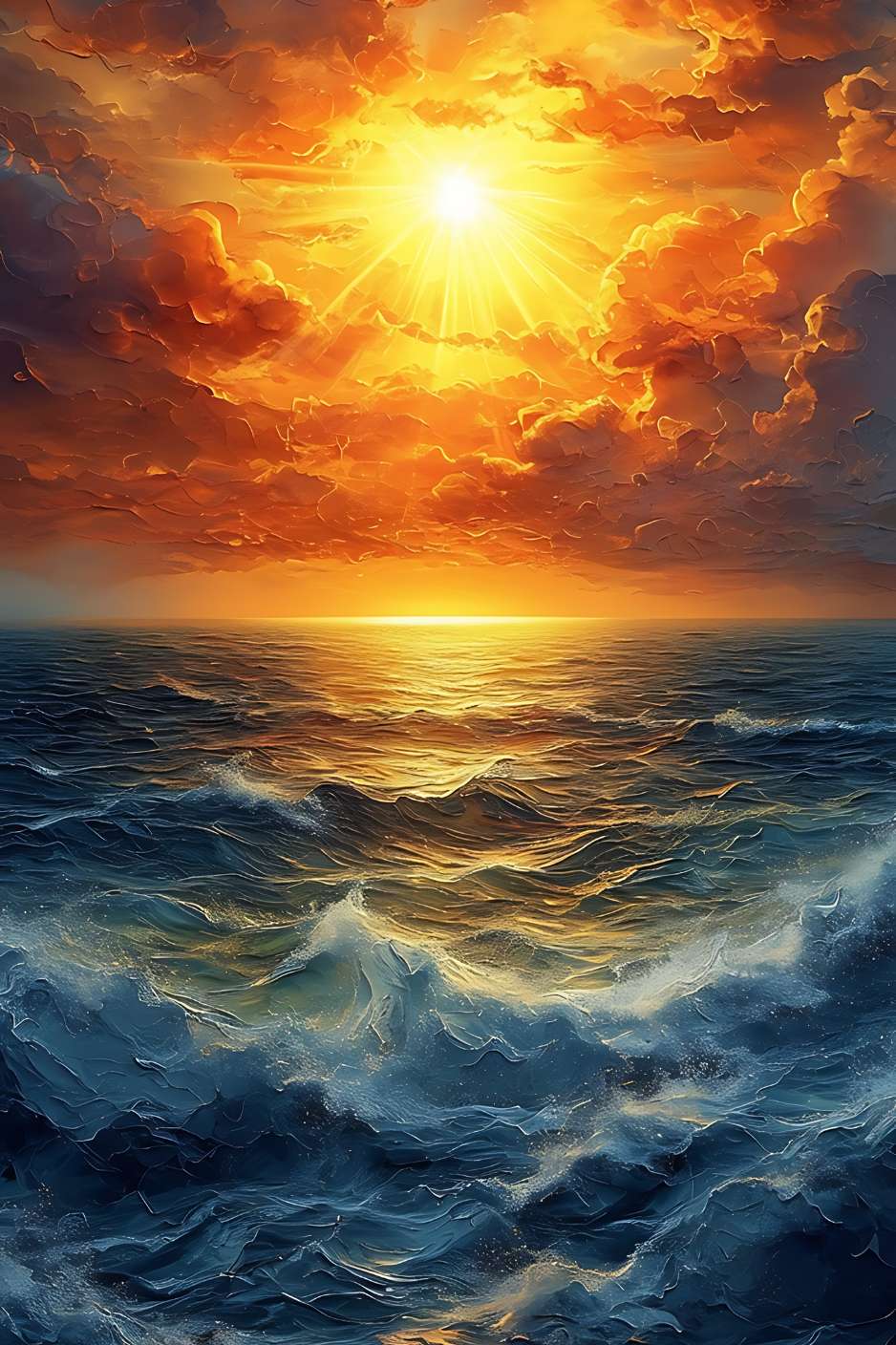 Brittany RIVAGE seaside painting