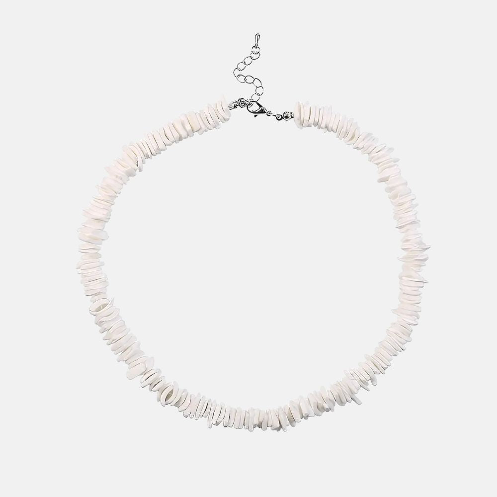 Collier coquillages blancs - Mer Aux Trésors