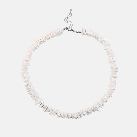 Collier coquillages blancs - Mer Aux Trésors