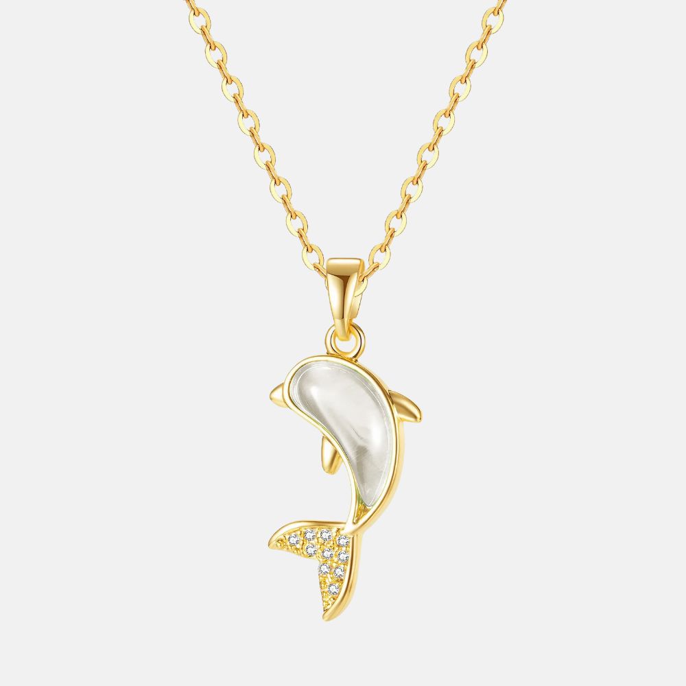 Collier dauphin or - Mer Aux Trésors