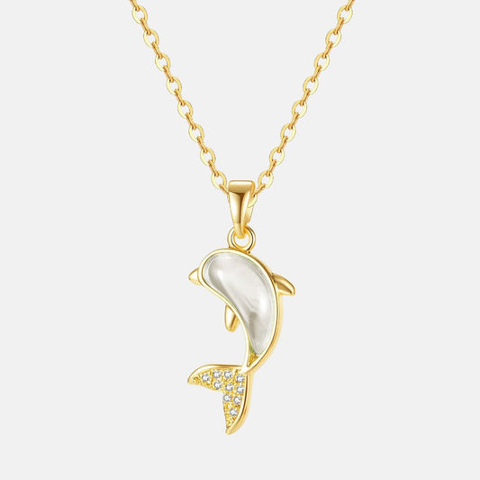 Collier dauphin or - Mer Aux Trésors