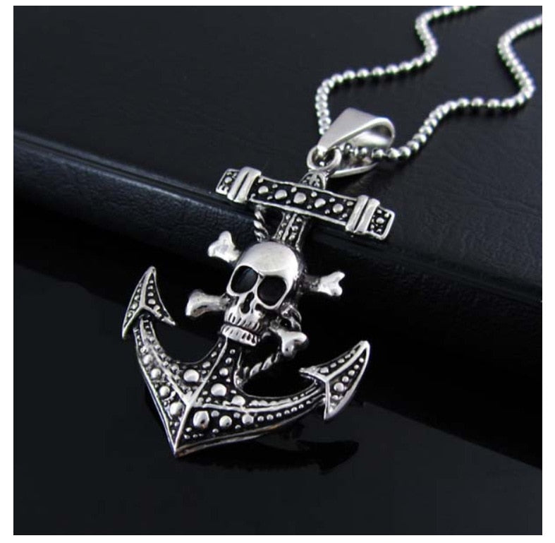 Collier ancre marine - Mer Aux Trésors