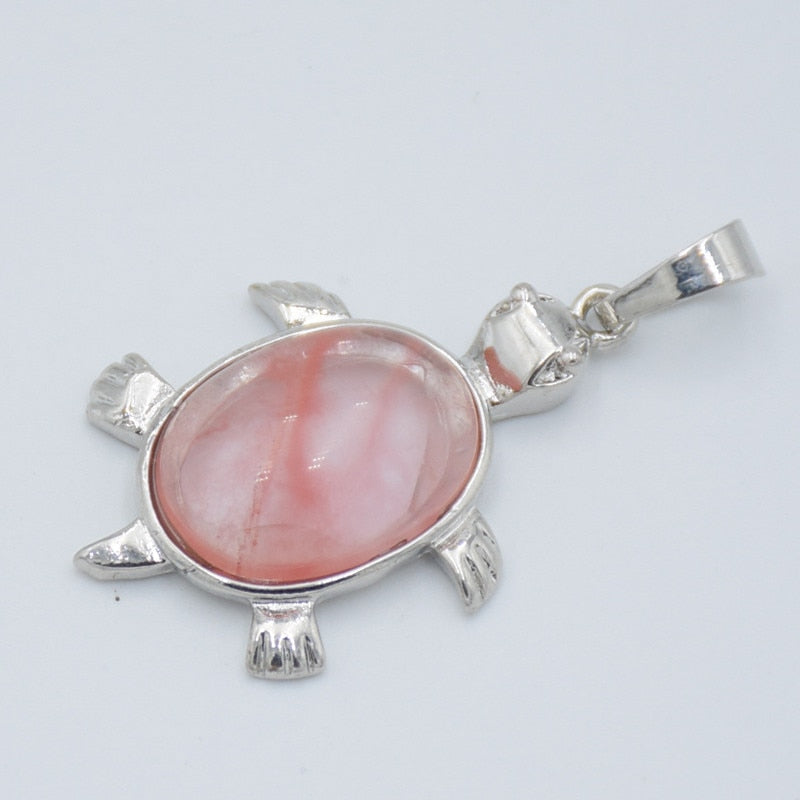 Pendentif tortue pierre - Mer Aux Trésors