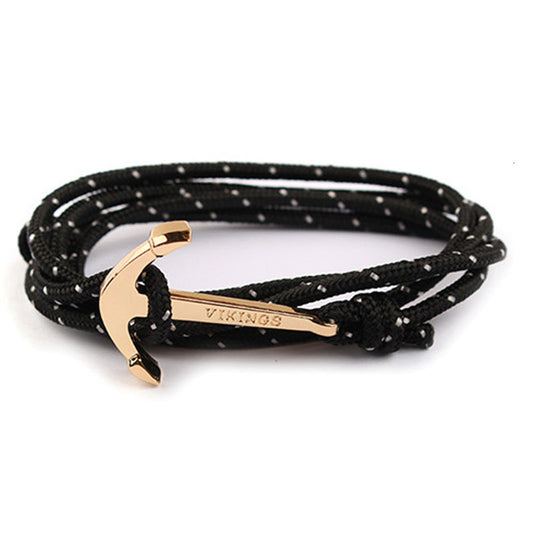 Bracelet homme ancre marin - Mer Aux Trésors