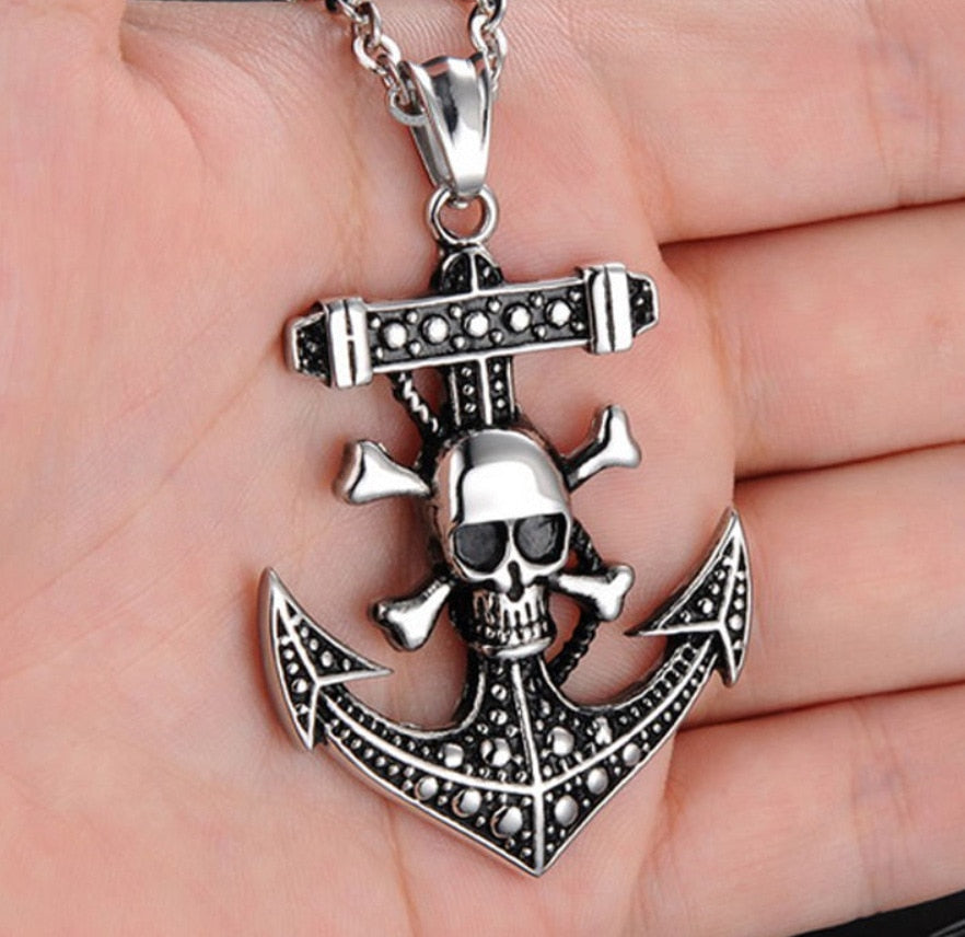 Collier ancre marine - Mer Aux Trésors