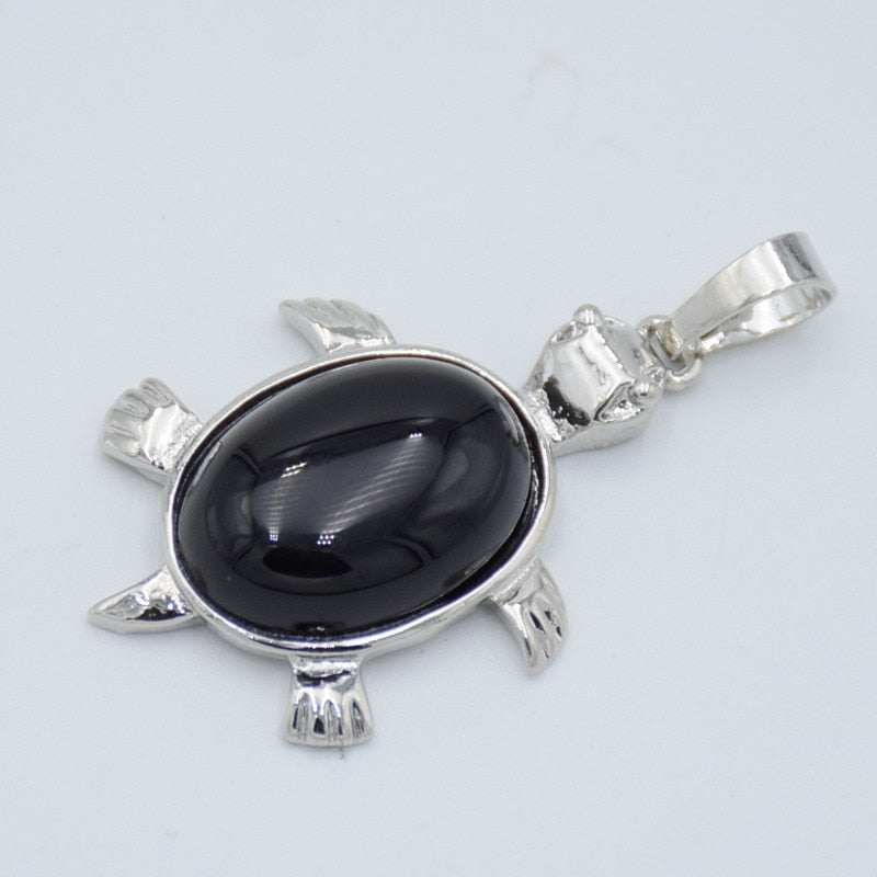 Pendentif tortue pierre - Mer Aux Trésors