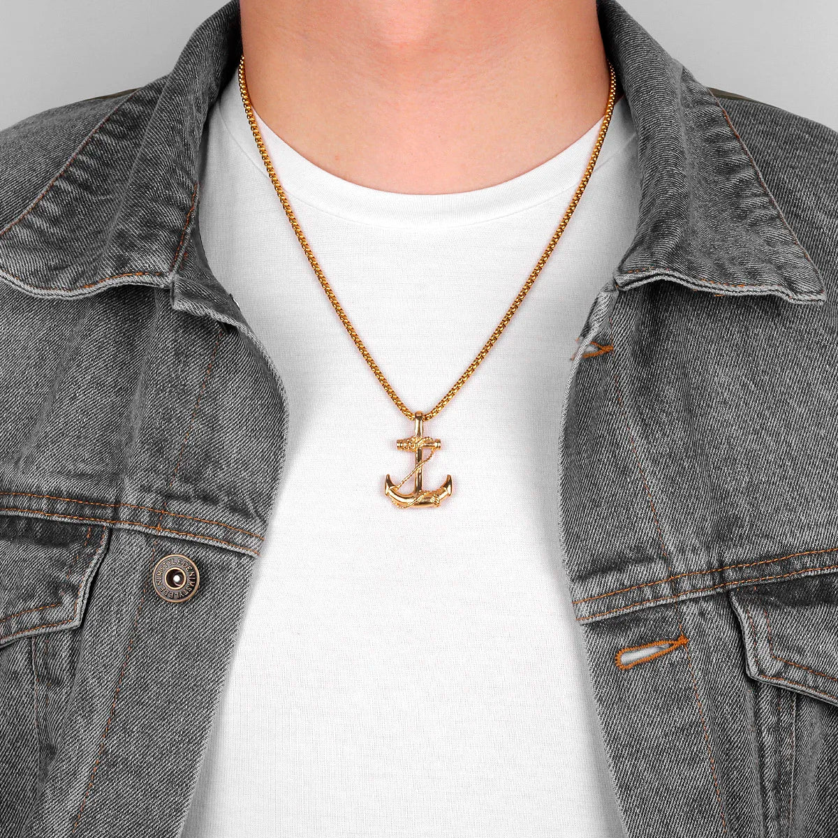 Pendentif ancre NAVIGATOR