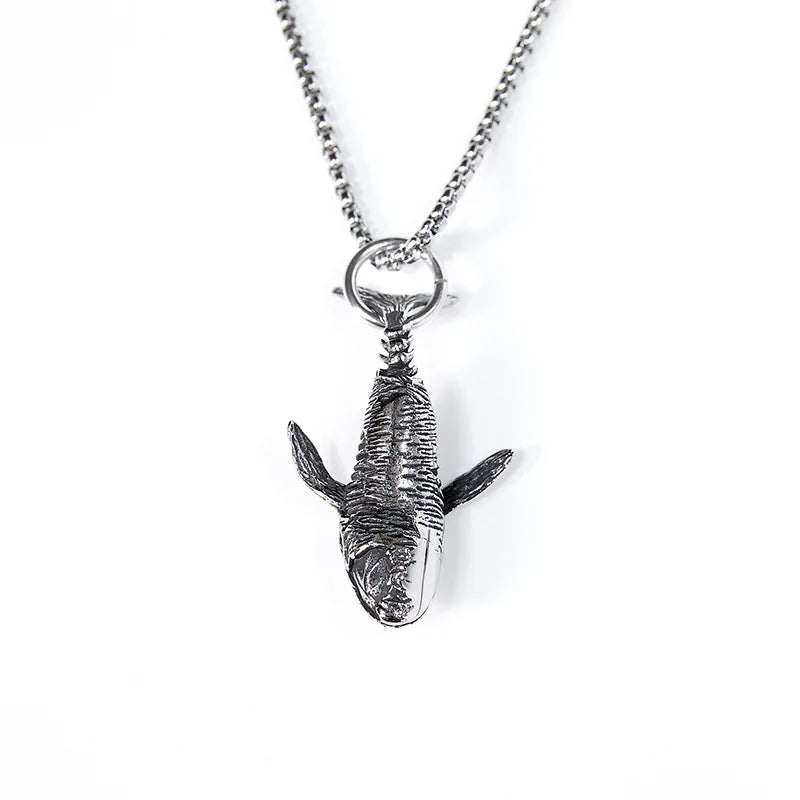 Collier grande baleine bleue SEAEMPEROR