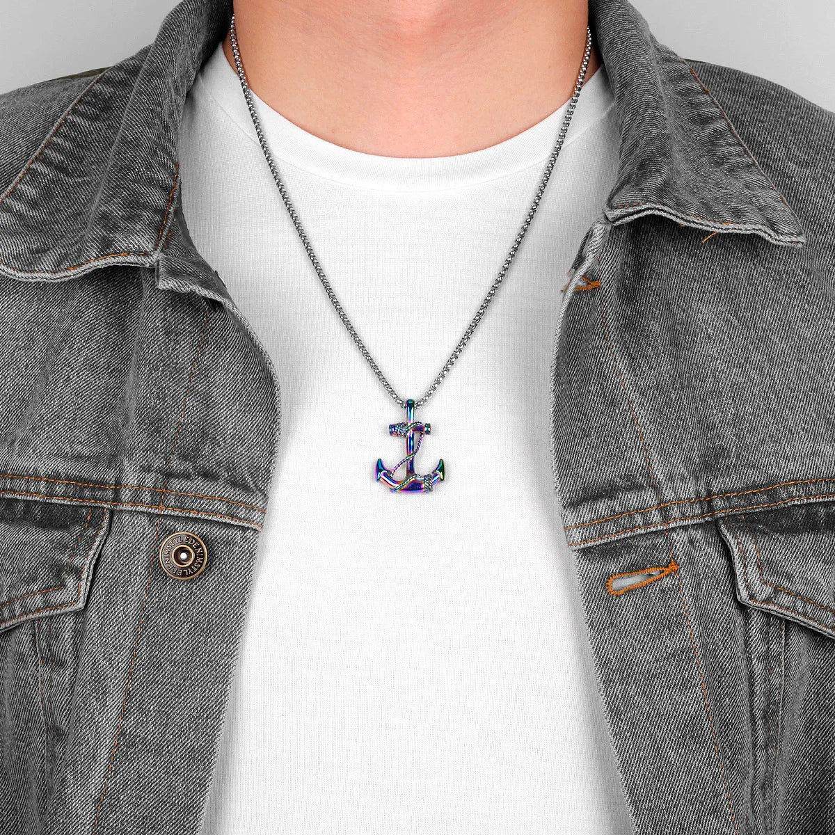 Pendentif ancre NAVIGATOR