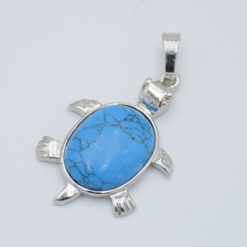 Pendentif tortue pierre - Mer Aux Trésors