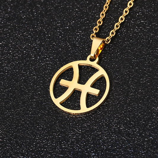 Collier signe astrologique poisson - Mer Aux Trésors
