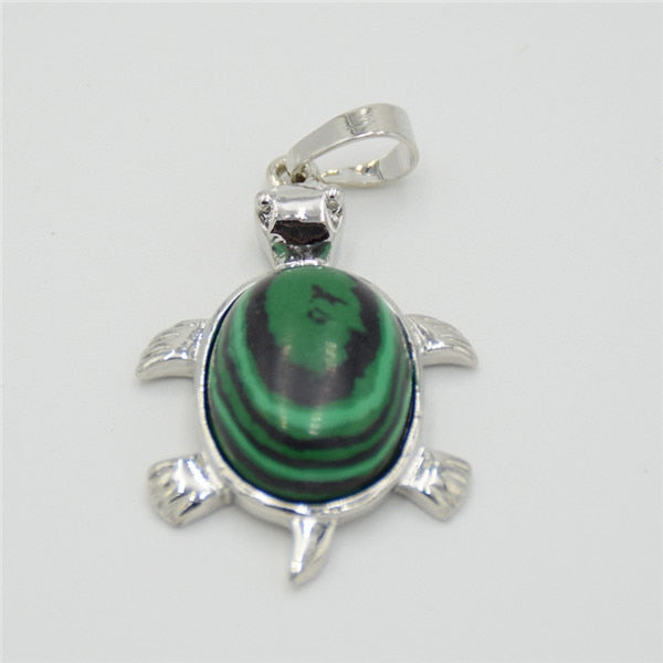 Pendentif tortue pierre - Mer Aux Trésors