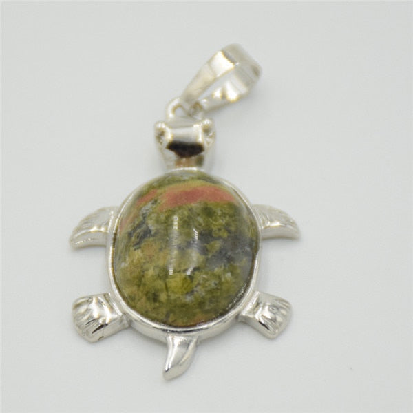 Pendentif tortue pierre - Mer Aux Trésors