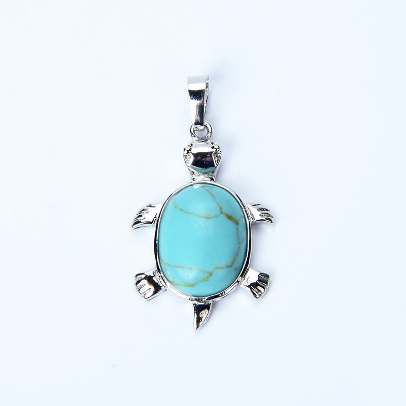 Pendentif tortue pierre - Mer Aux Trésors