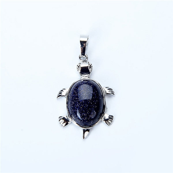 Pendentif tortue pierre - Mer Aux Trésors