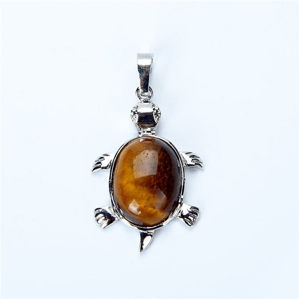 Pendentif tortue pierre - Mer Aux Trésors