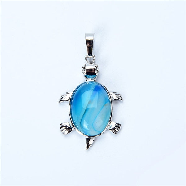 Pendentif tortue pierre - Mer Aux Trésors