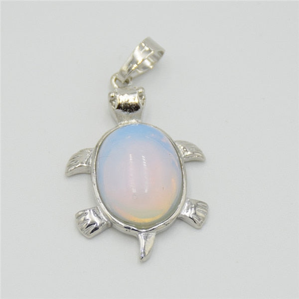 Pendentif tortue pierre - Mer Aux Trésors