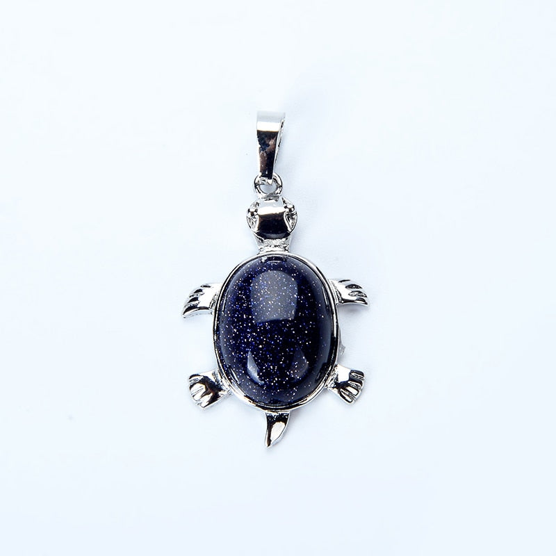 Pendentif tortue pierre - Mer Aux Trésors
