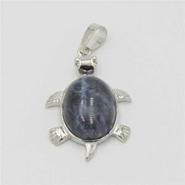 Pendentif tortue pierre - Mer Aux Trésors