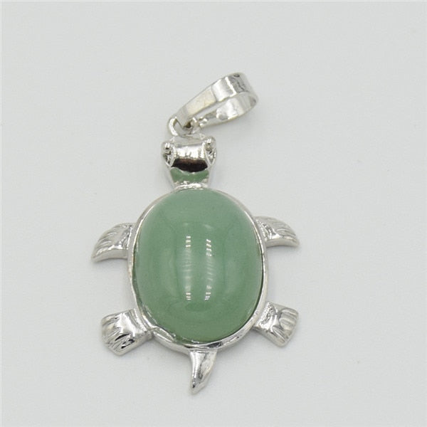 Pendentif tortue pierre - Mer Aux Trésors