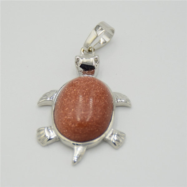 Pendentif tortue pierre - Mer Aux Trésors