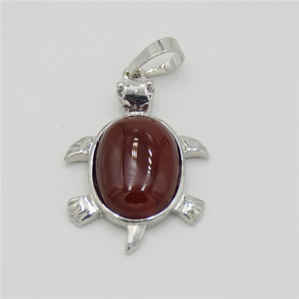 Pendentif tortue pierre - Mer Aux Trésors