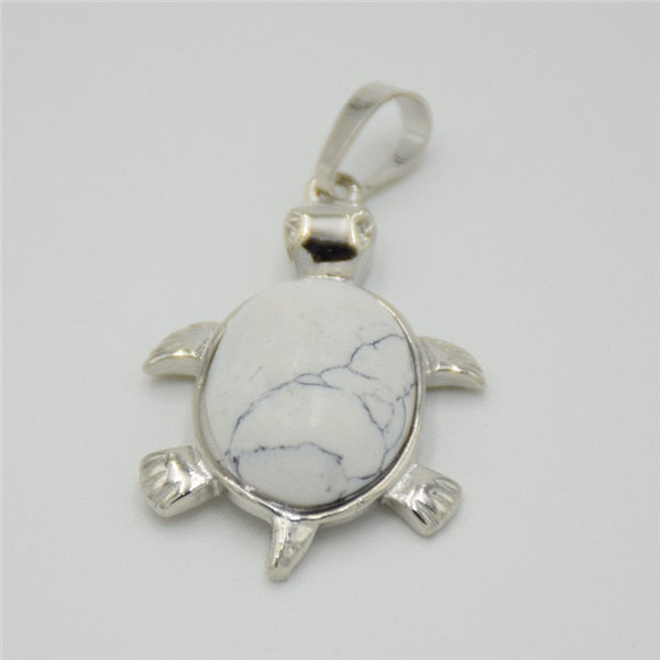 Pendentif tortue pierre - Mer Aux Trésors