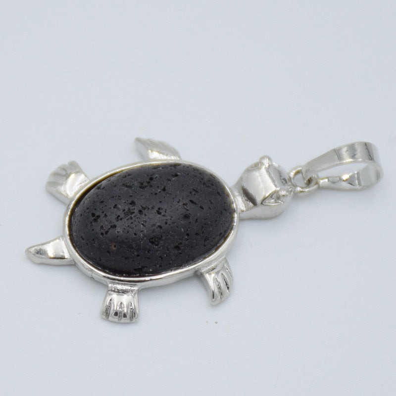 Pendentif tortue pierre - Mer Aux Trésors