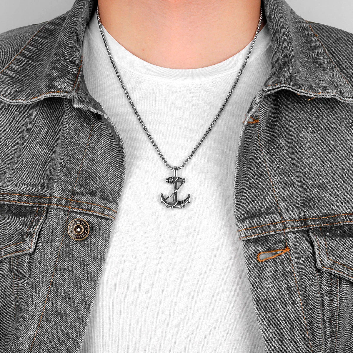 Pendentif ancre NAVIGATOR