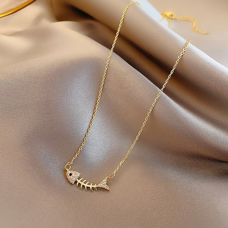 Pendentif poisson or - Mer Aux Trésors