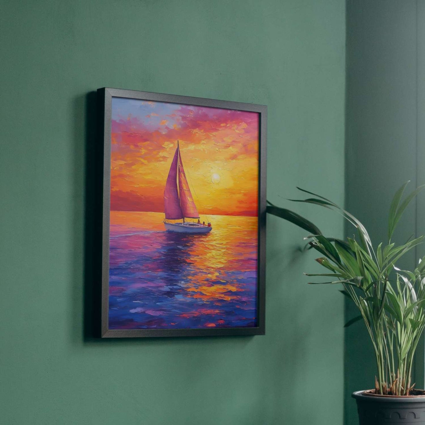 Peinture acrylique mer RÊVE AU LARGE