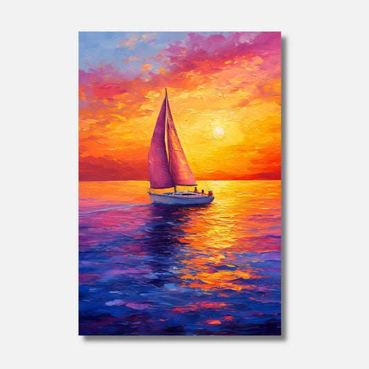 Peinture acrylique mer RÊVE AU LARGE