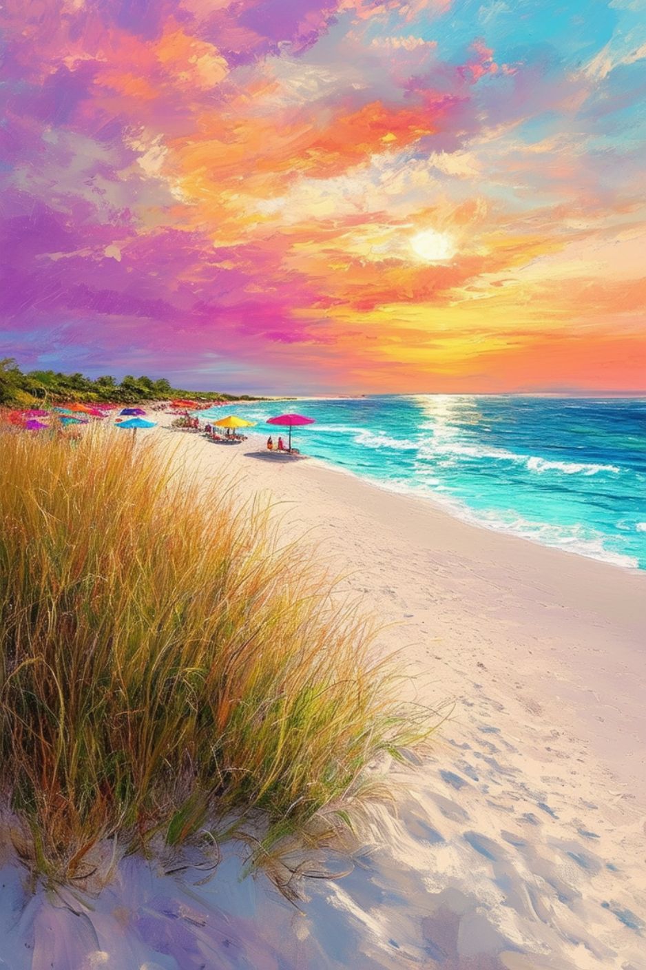 Brittany RIVAGE seaside painting