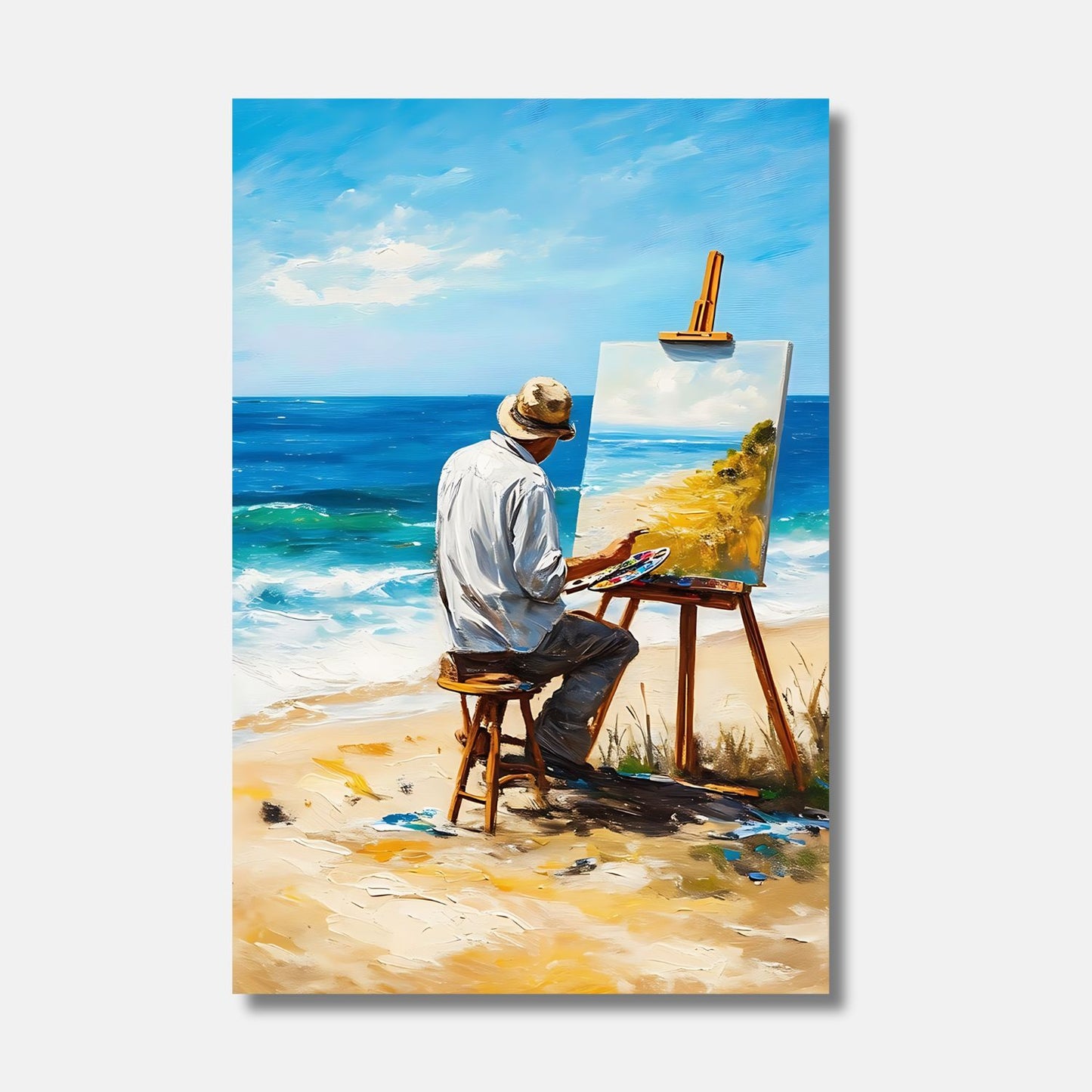 Peintre bord de mer MARINART