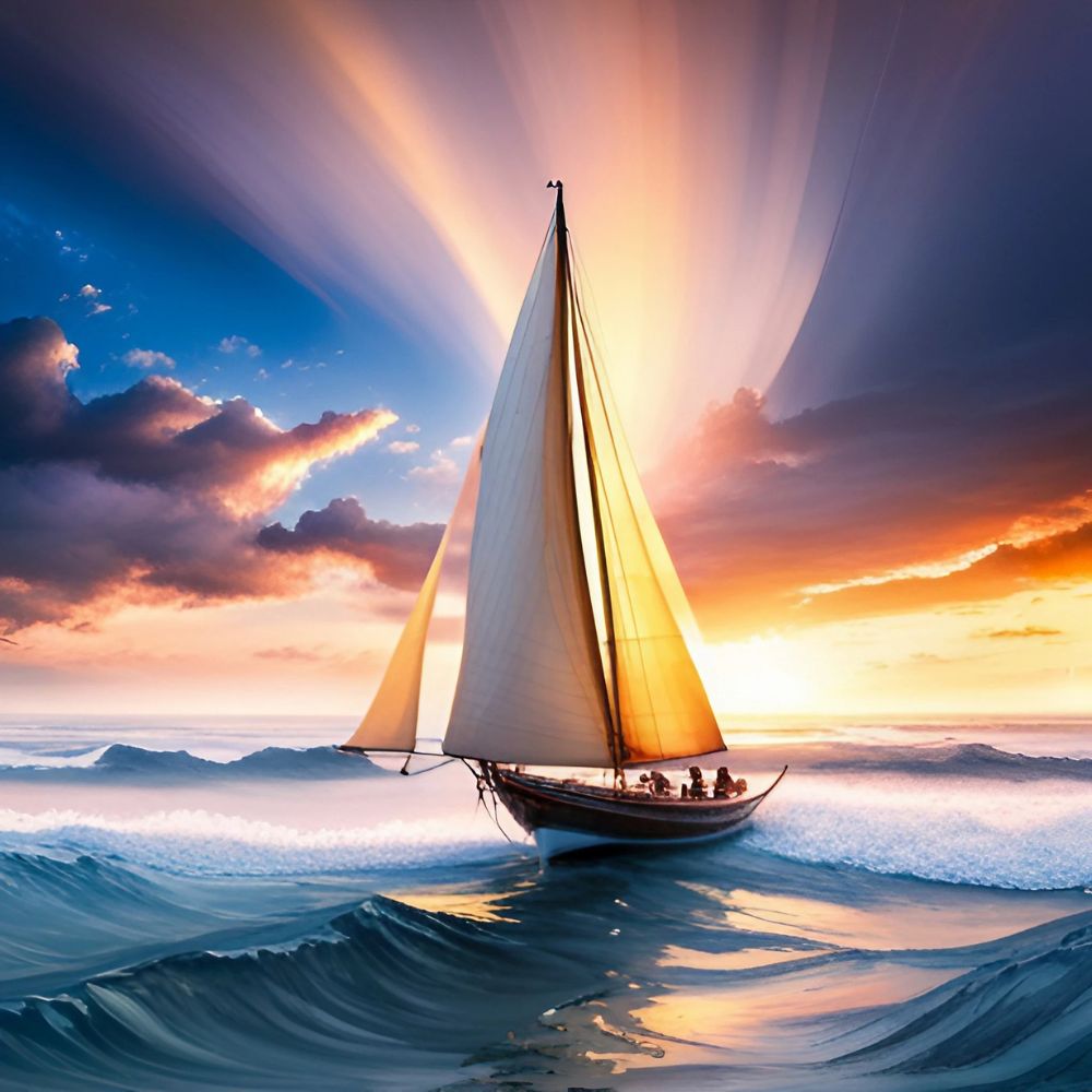 Peinture marine - Mer Aux Trésors