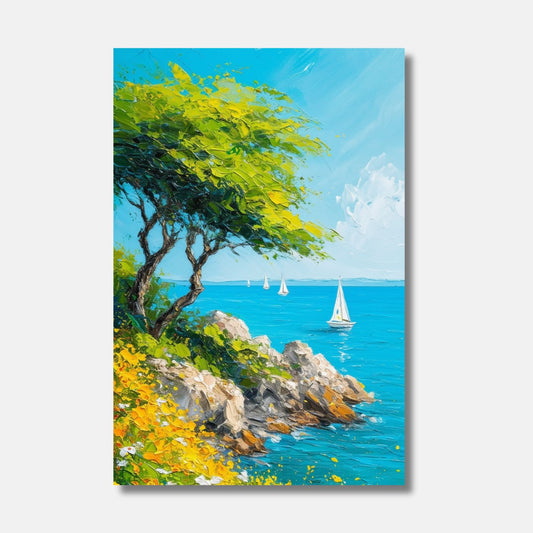 Brittany RIVAGE seaside painting