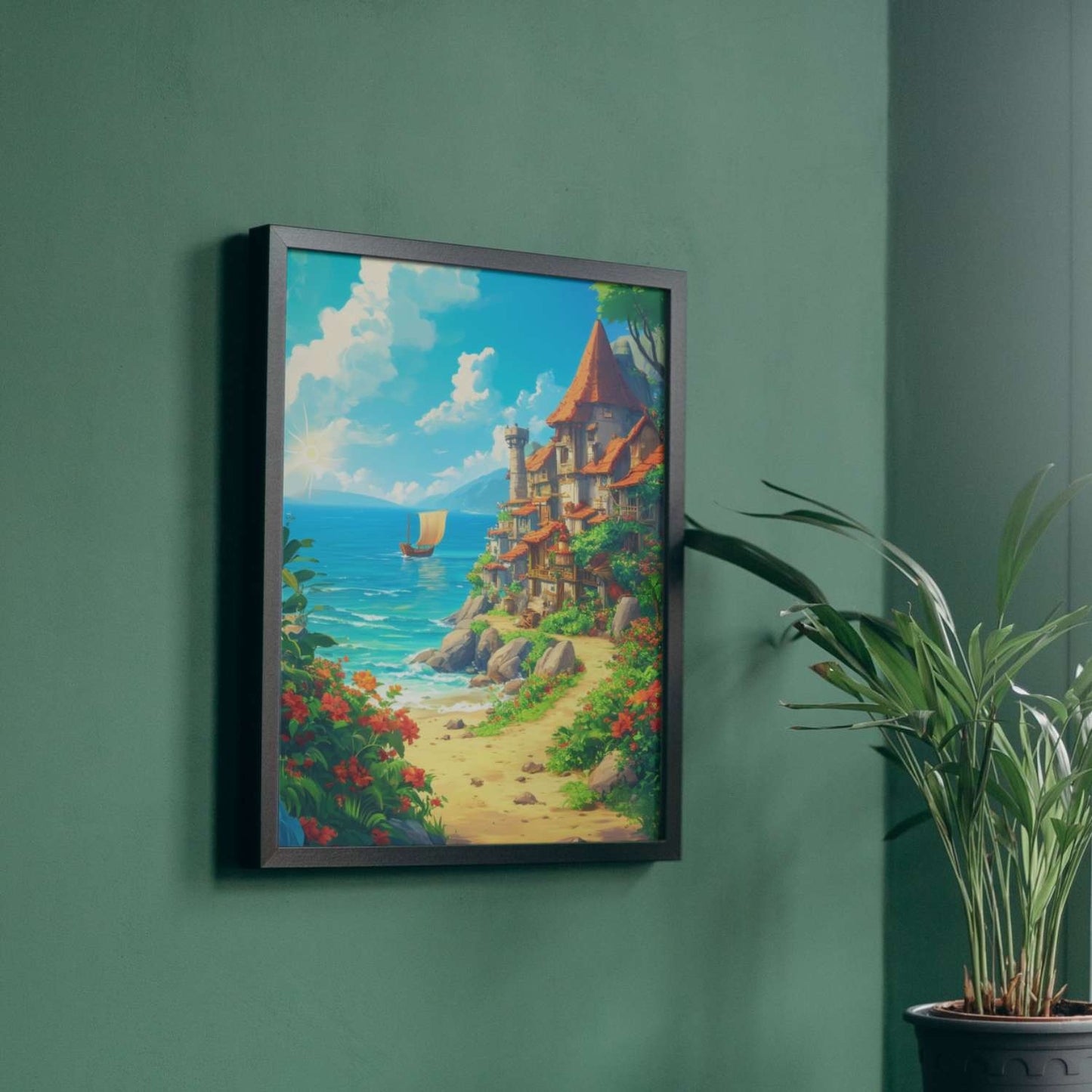 Brittany RIVAGE seaside painting