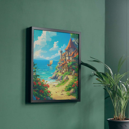 Brittany RIVAGE seaside painting