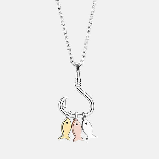 Pendentif poisson argent - Mer Aux Trésors